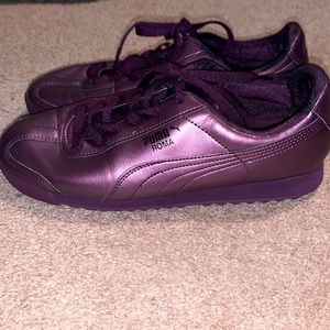 Purple Puma Athletic Shoes